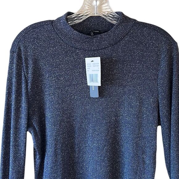 NEW Violets & Roses Navy Blue Sweater - Picture 1 of 7